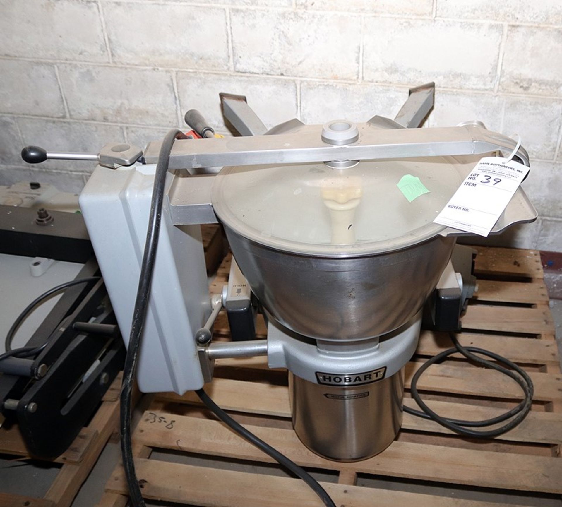 Hobart Commercial Cutter Mixer with tilting bowl, Model HCM300, 3-phase