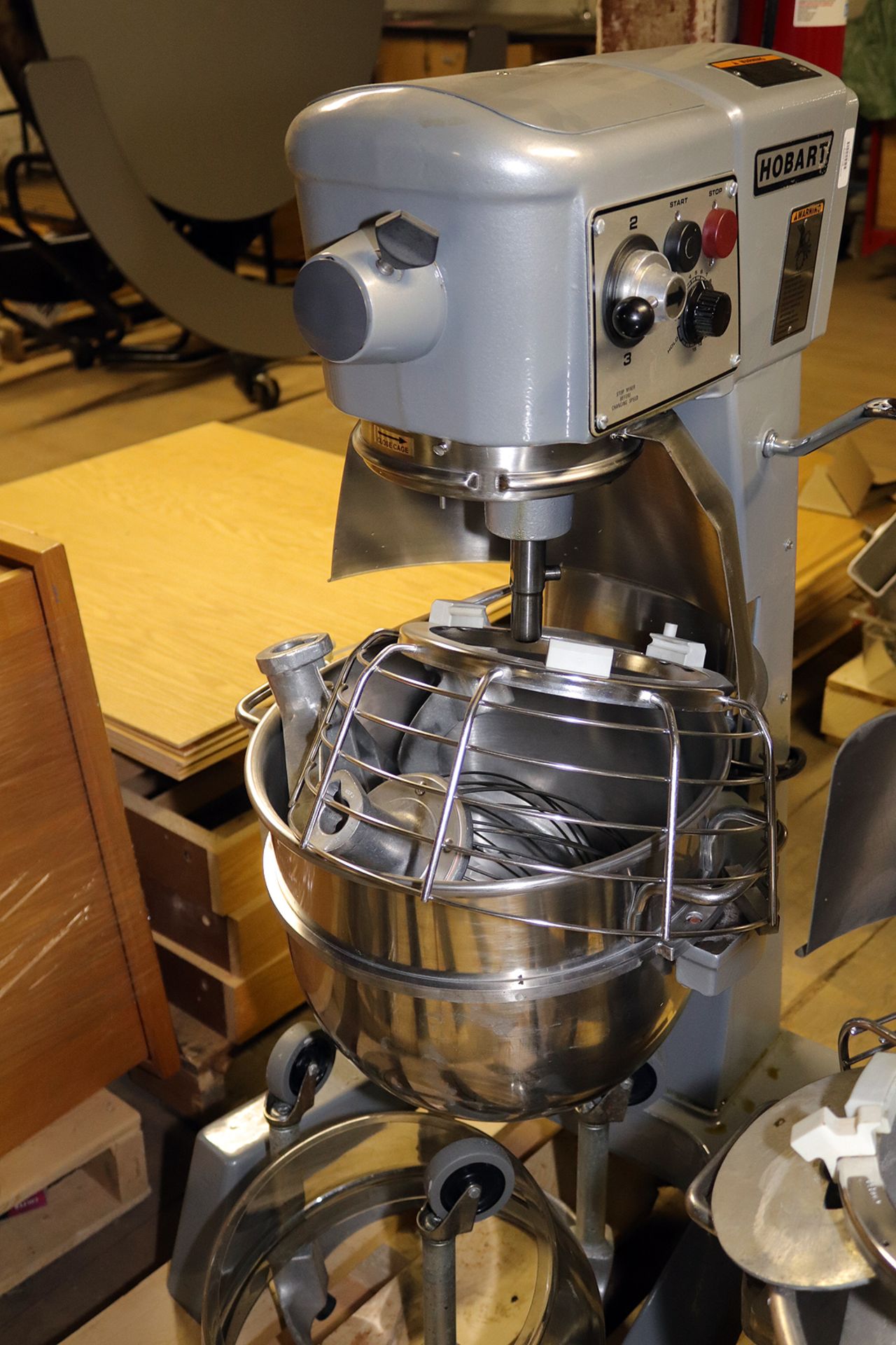Hobart Commercial Mixer Model D300 with bowl and attachments