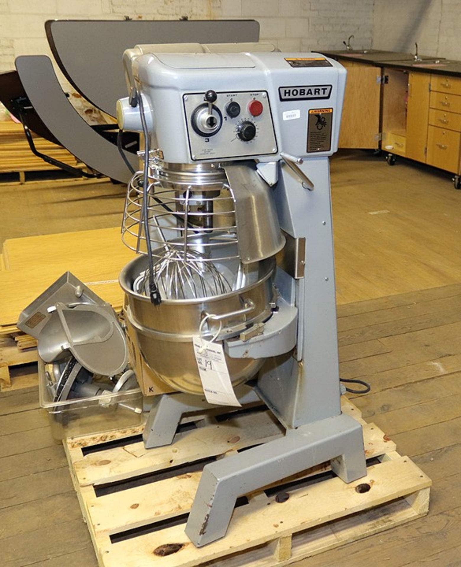 Hobart Commercial Mixer Model D3001 with bowl and attachments