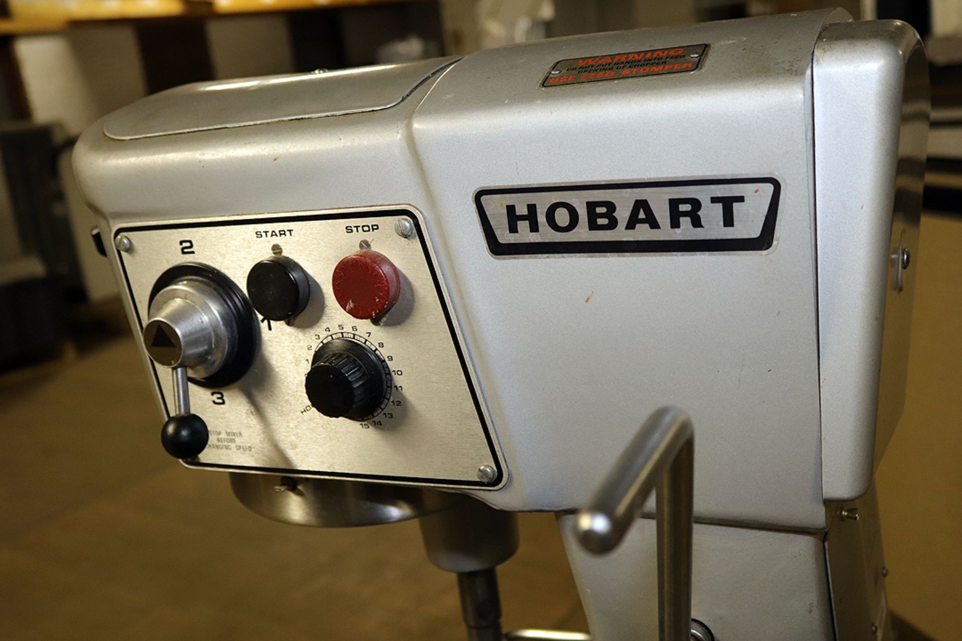 Hobart Commercial Mixer Model D300T with bowl and attachments - Image 4 of 4