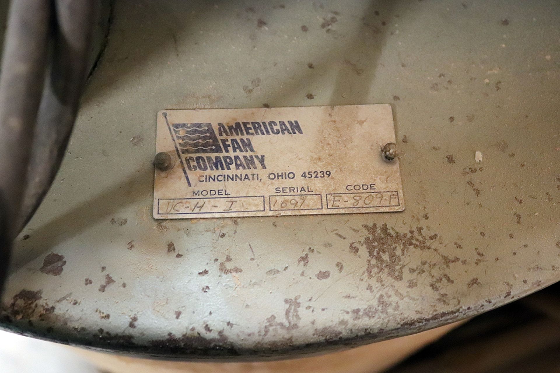 Older American Fan Company single barrel dust collector - Image 3 of 3