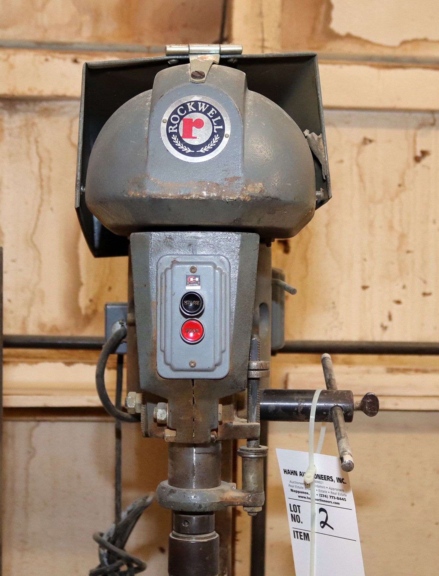 Older Rockwell bench top drill press, AS IS - Image 3 of 7