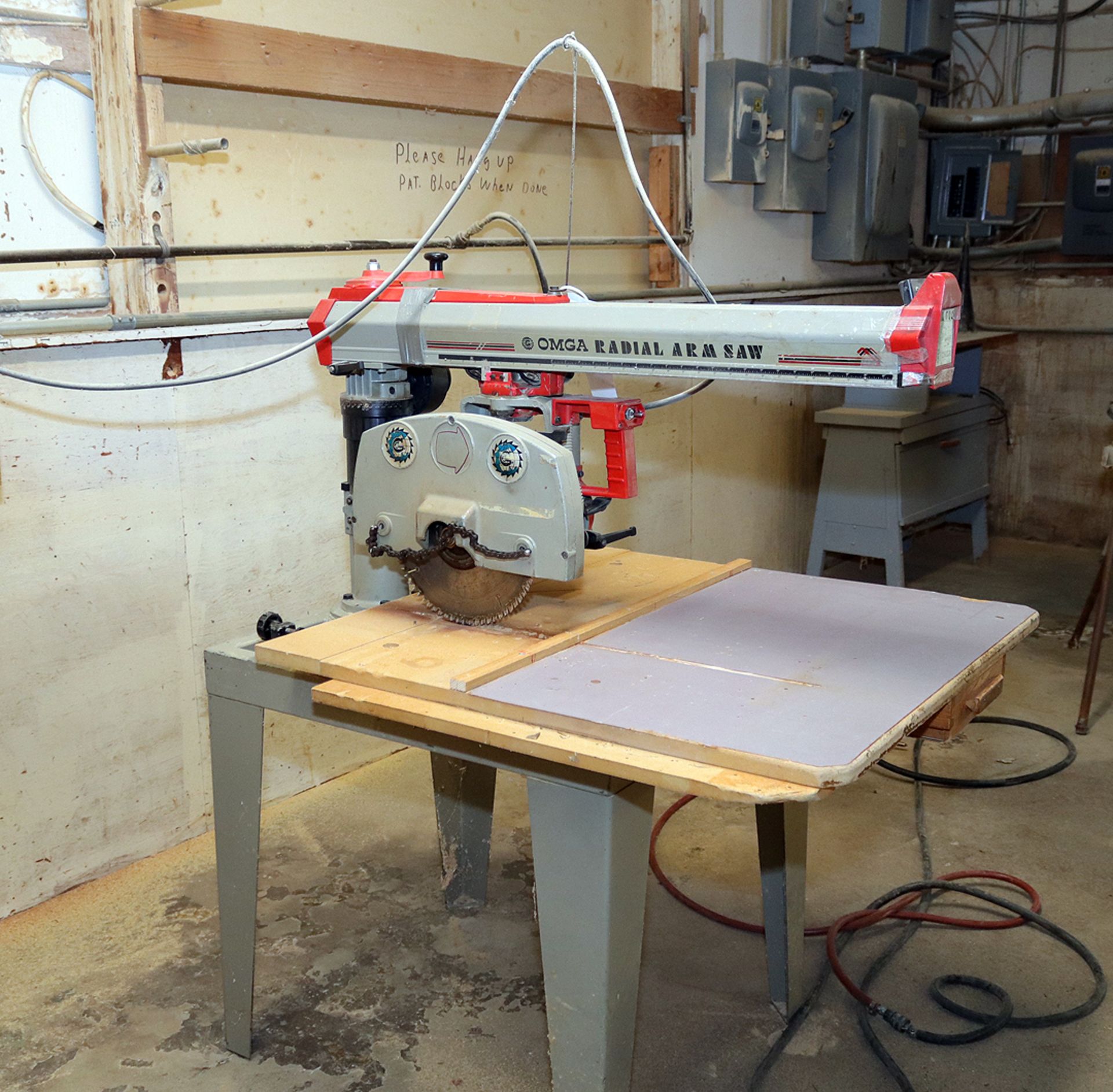 OMGA model RN600 radial arm saw - Image 3 of 4