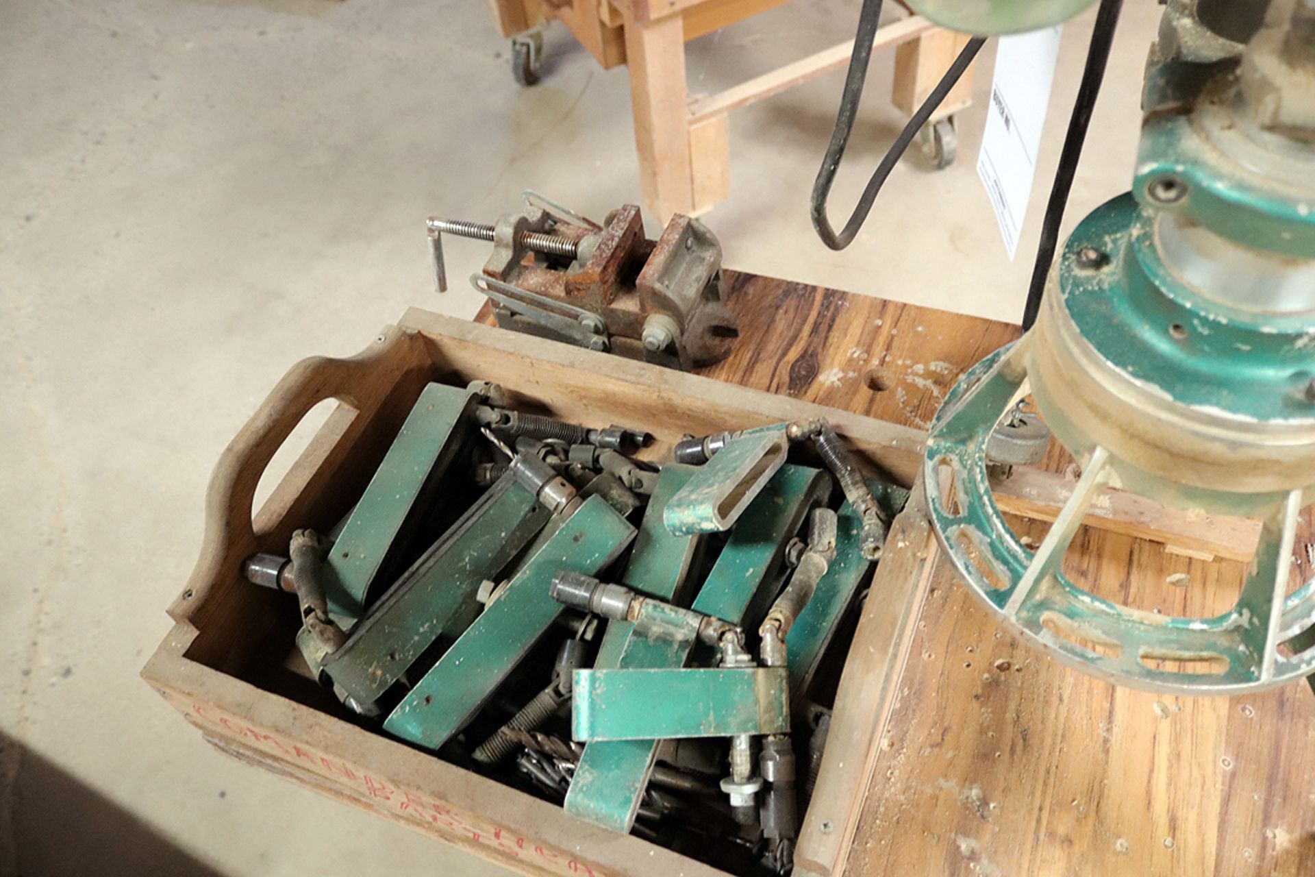 Older multi-head drill press, floor model, AS IS - Image 3 of 7