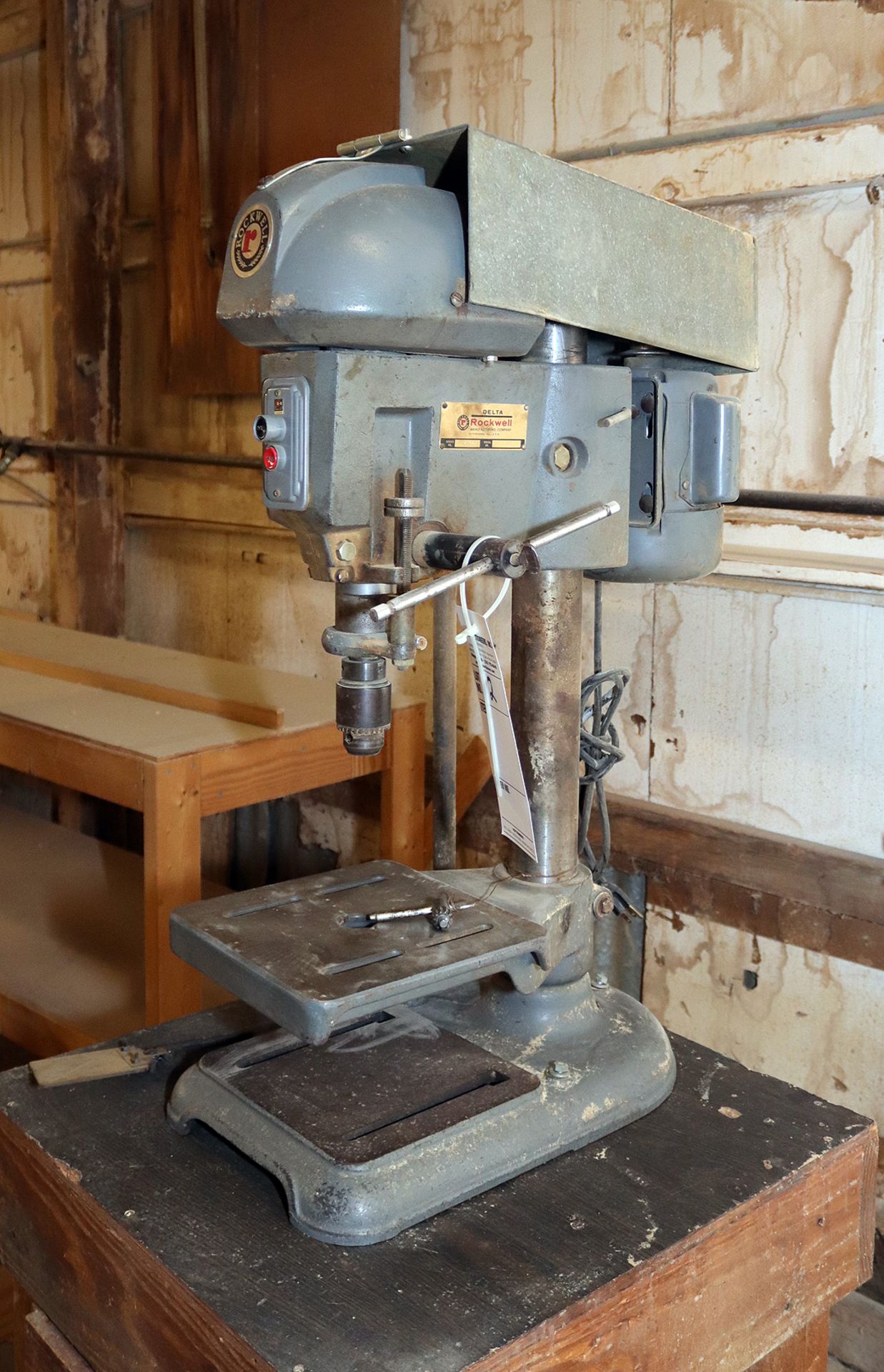 Older Rockwell bench top drill press, AS IS - Image 5 of 7