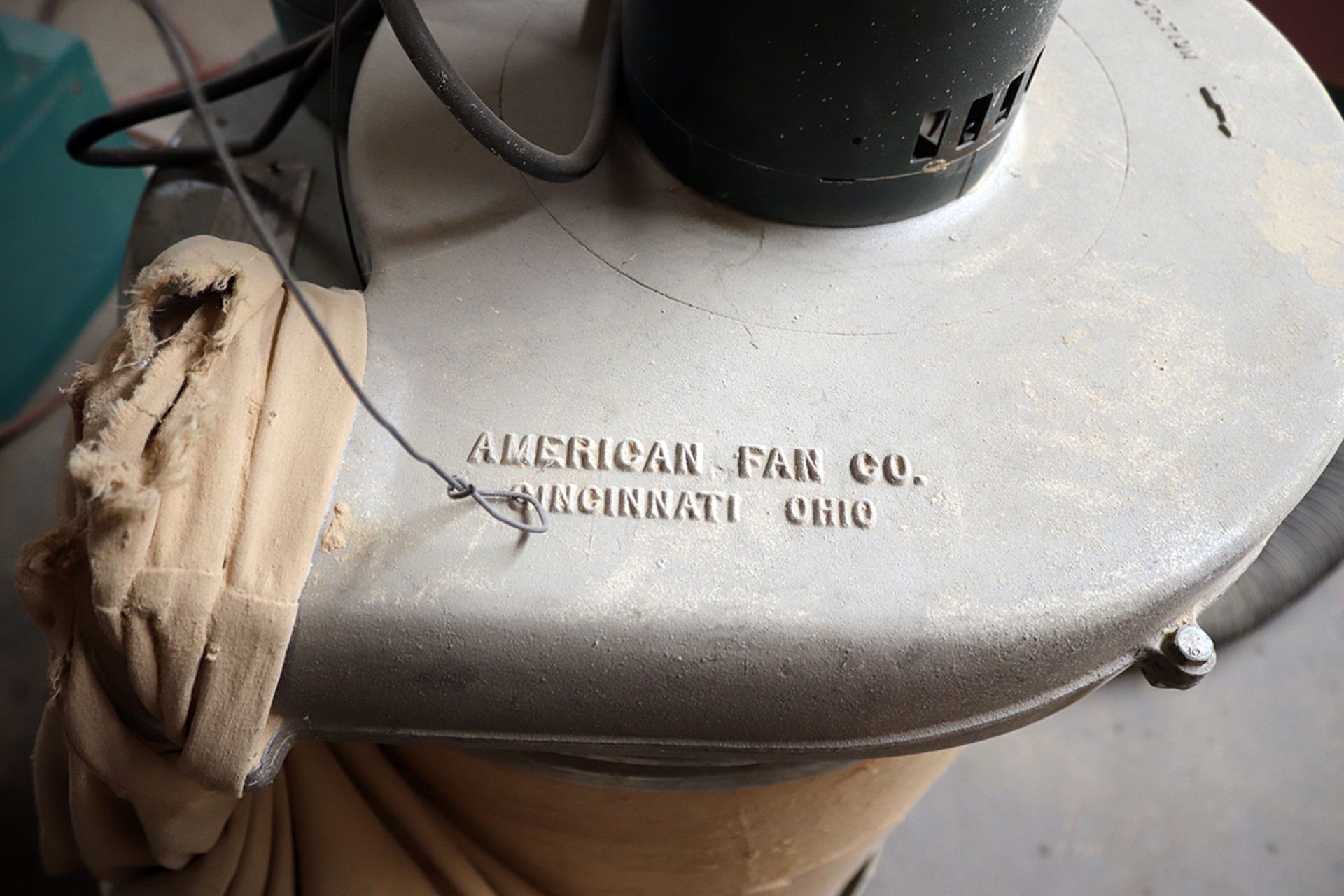 Older American Fan Company single barrel dust collector - Image 2 of 3