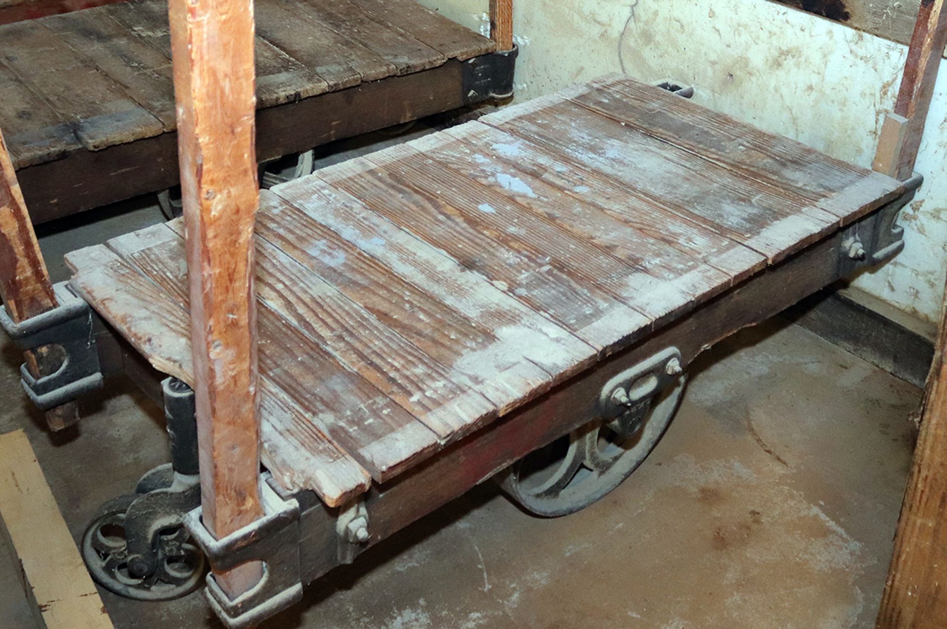 (2) Antique RR carts - Image 5 of 6