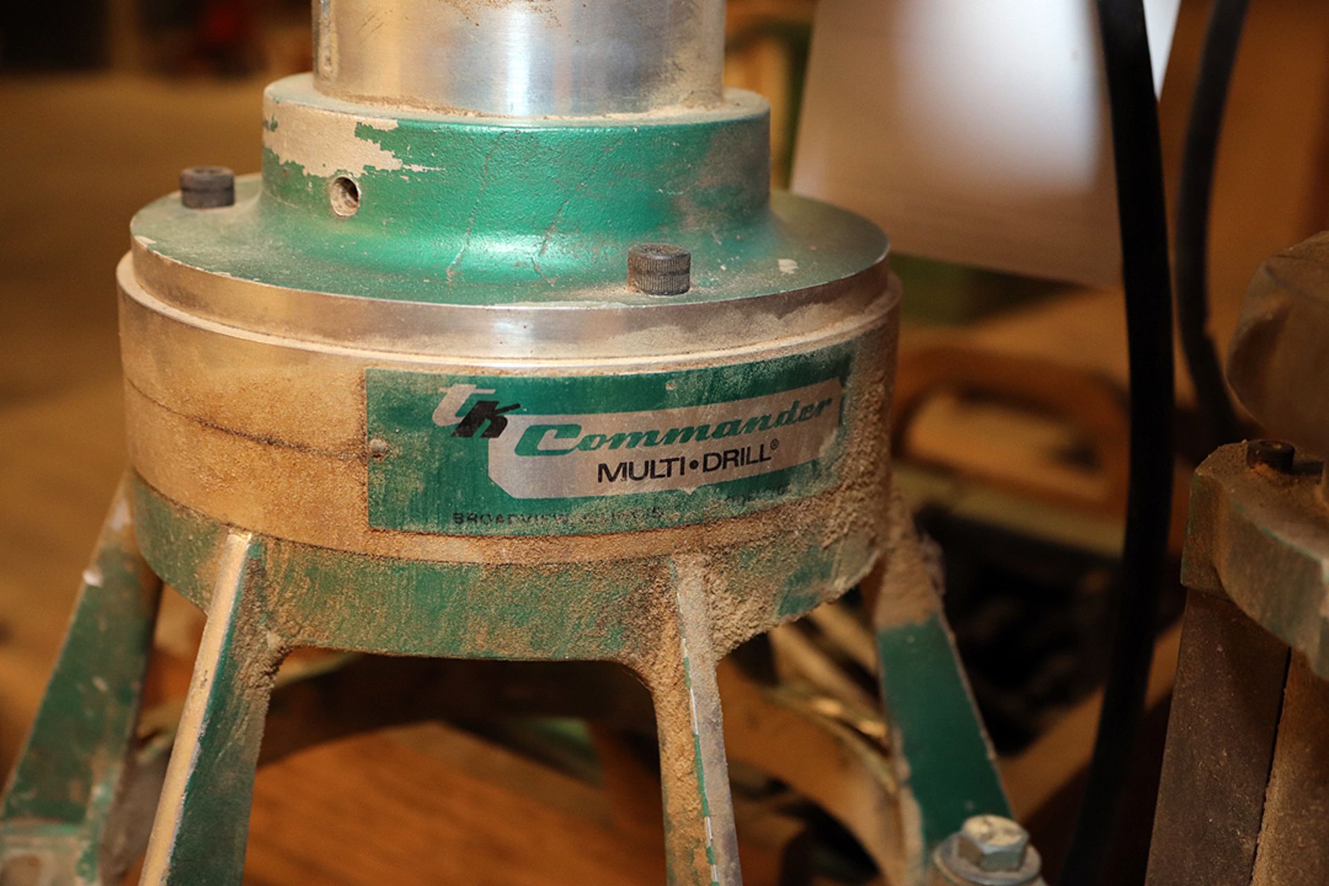 Older multi-head drill press, floor model, AS IS - Image 5 of 7