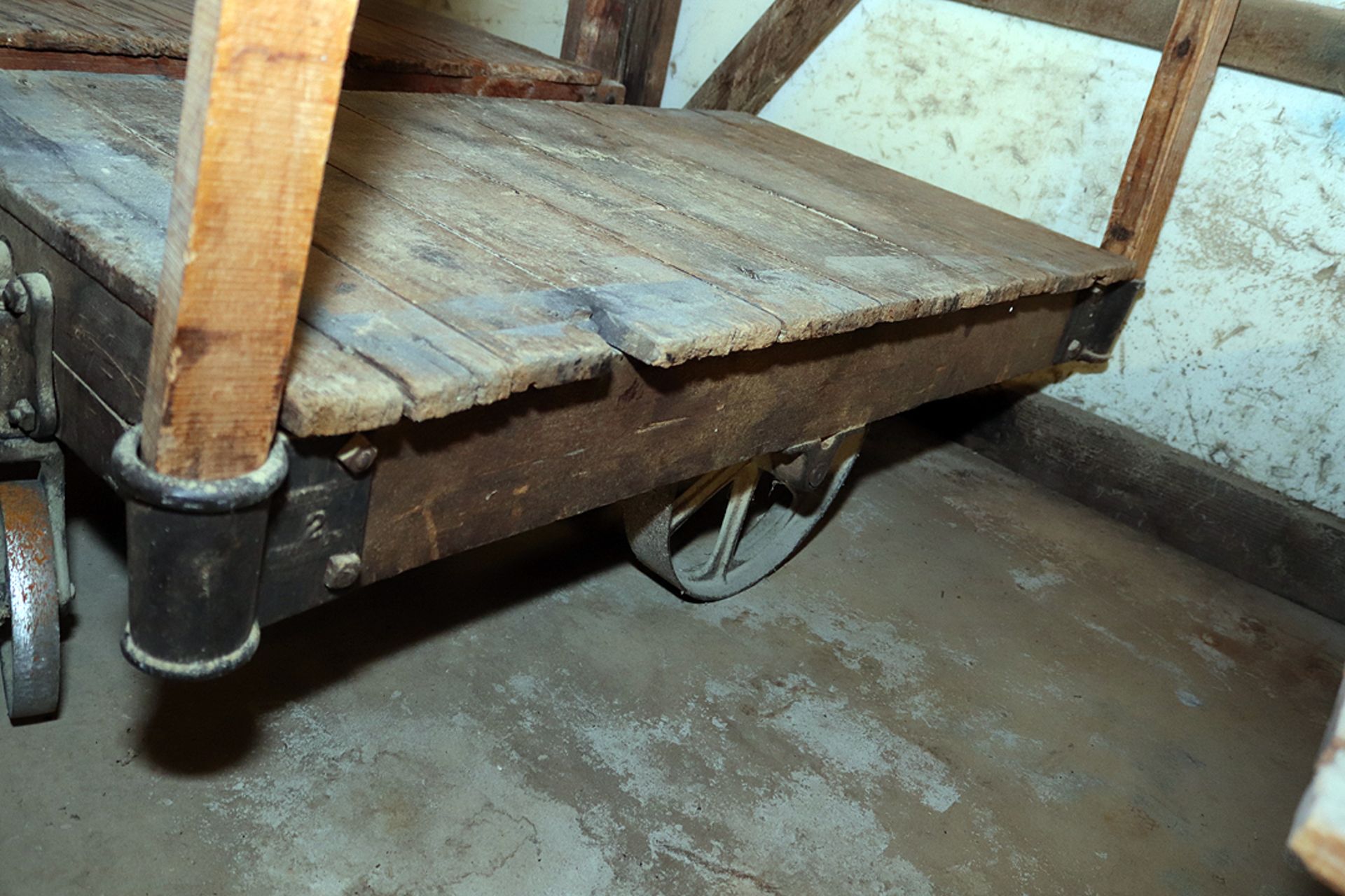 (2) Antique RR carts - Image 3 of 3