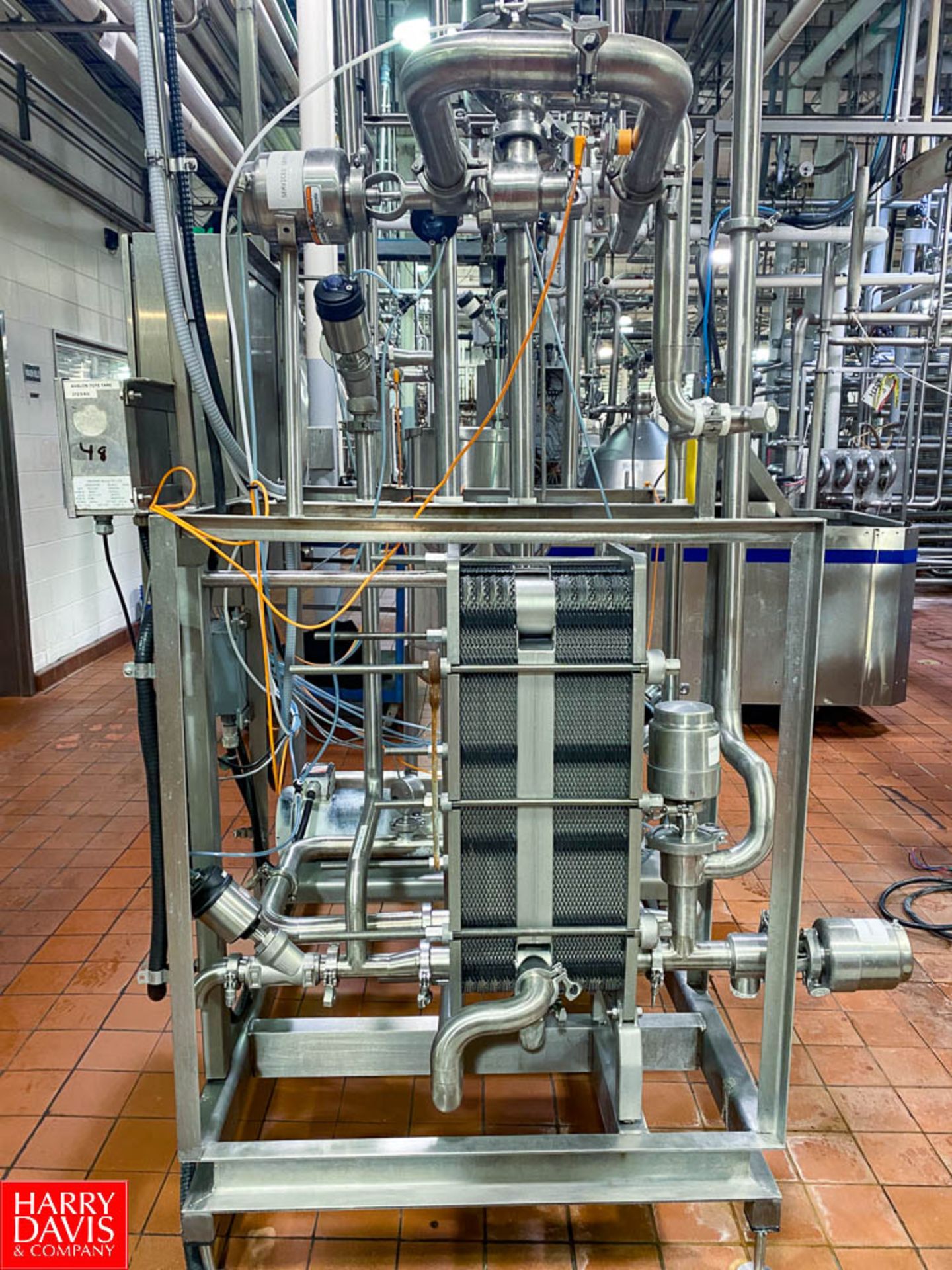 2013 S/S Cream Pasteurizer with Tetra Pak 2-Zone Plate Heat Exchanger, S/S Balance Tank, Alfa