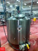 Walker 200 Gallons Jacketed S/S Tank with Agitator and Temperature Control