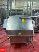2014 Dima S/S Cheese Brine Tank with Covers and Discharge Conveyor Dimensions = 20' x 44"