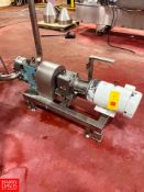 Waukesha Cherry-Burrell Positive Displacement Pump Model: 672NA10TC Gearbox 130-A