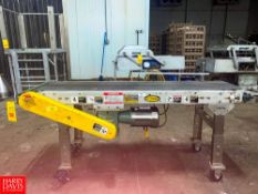 70"" x 16"" Belt Conveyor with Casters and Drive