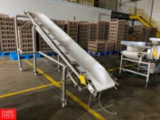 154"" x 16"" S/S Portable Conveyor with Tension Control
