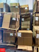 (8) Pallets 19"" x 13.75"" x 3.5"" Cardboard Boxes Stamped with 1-30 LB Ricotta