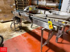 8' x 5.5" S/S Frame Product Conveyor, with Drive - Rigging Fee: $50