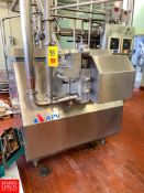 APV Gaulin 1,000 GPH Homogenizer, with 30 HP Motor, Model: G-55-3P, S/N: 19922410208 - Rigging