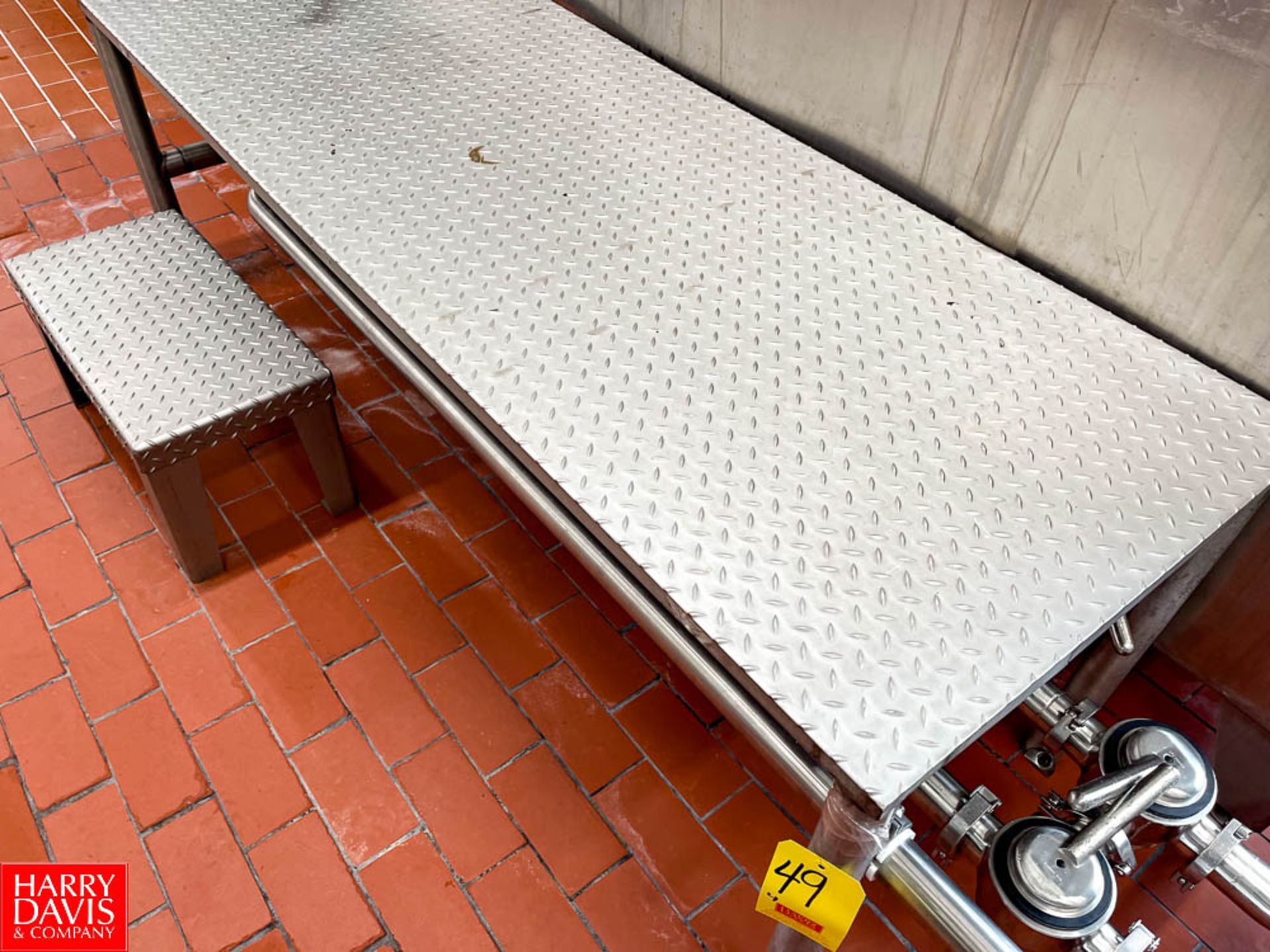 Assorted S/S Diamond Plate Platforms and Steps - Rigging Fee: $75