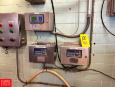 (3) Anderson Digital Read Outs, with Flow Meter - Rigging Fee: $100