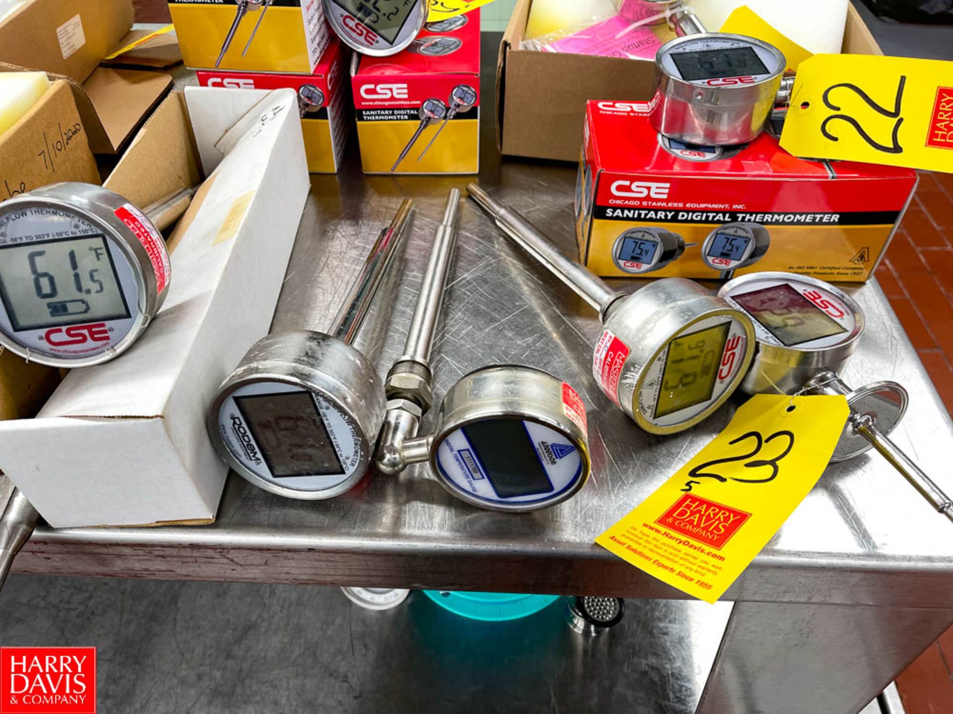 Anderson Chicago Stainless Equipment and Other Digital Thermometers - Rigging Fee: $15