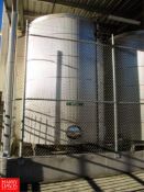 9,000 Gallon Vertical High-Fructose Corn Syrup Storage Tank **Sold Subject to Seller