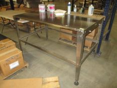 63 x 3,925" Metal Table Rigging: $25