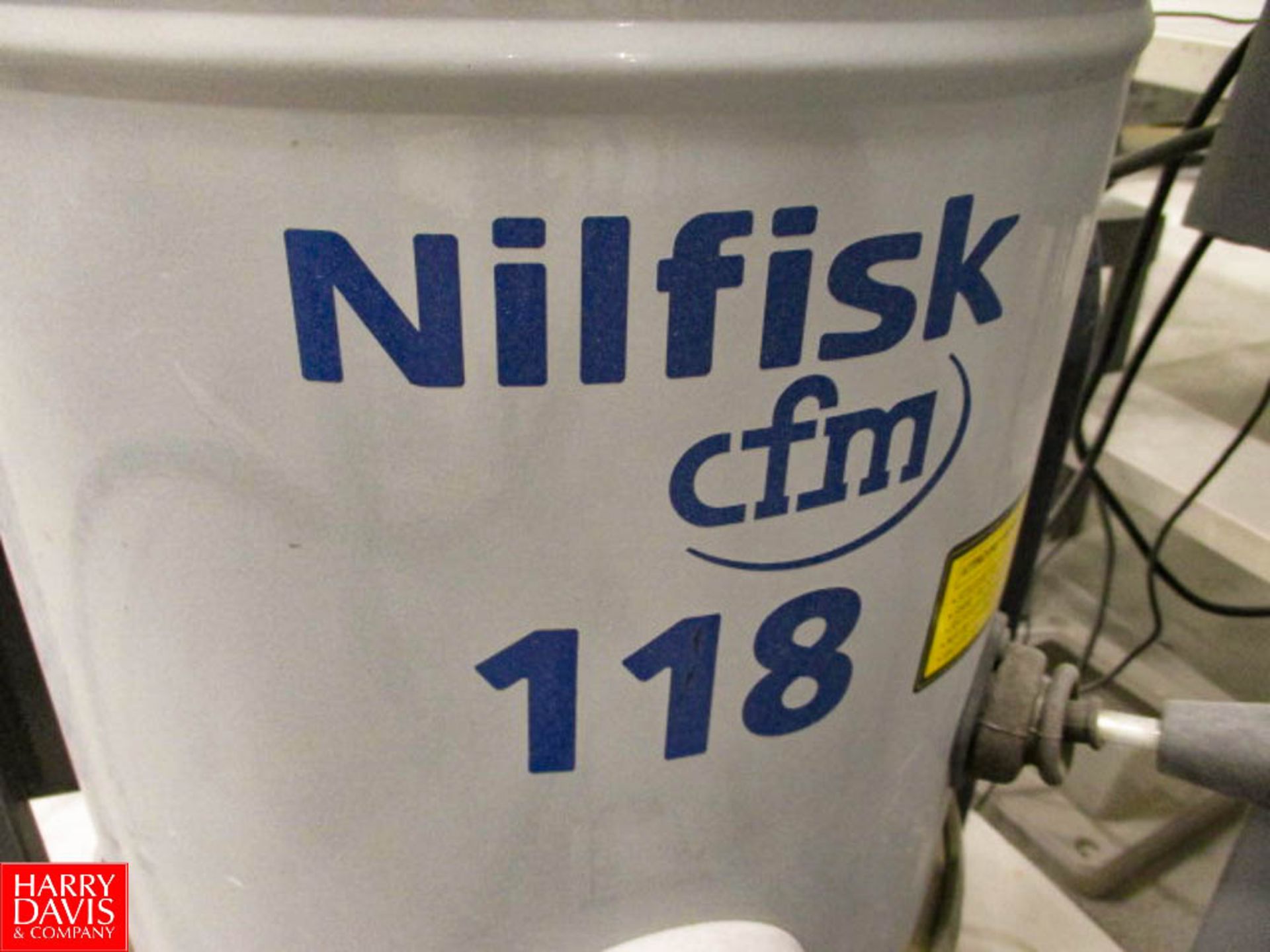 Nilfisk 118 (cfm) Shop Vacuum, S/N: 3820145100017 HIT# 2322409 - Rigging Fee: $100 - Image 2 of 3