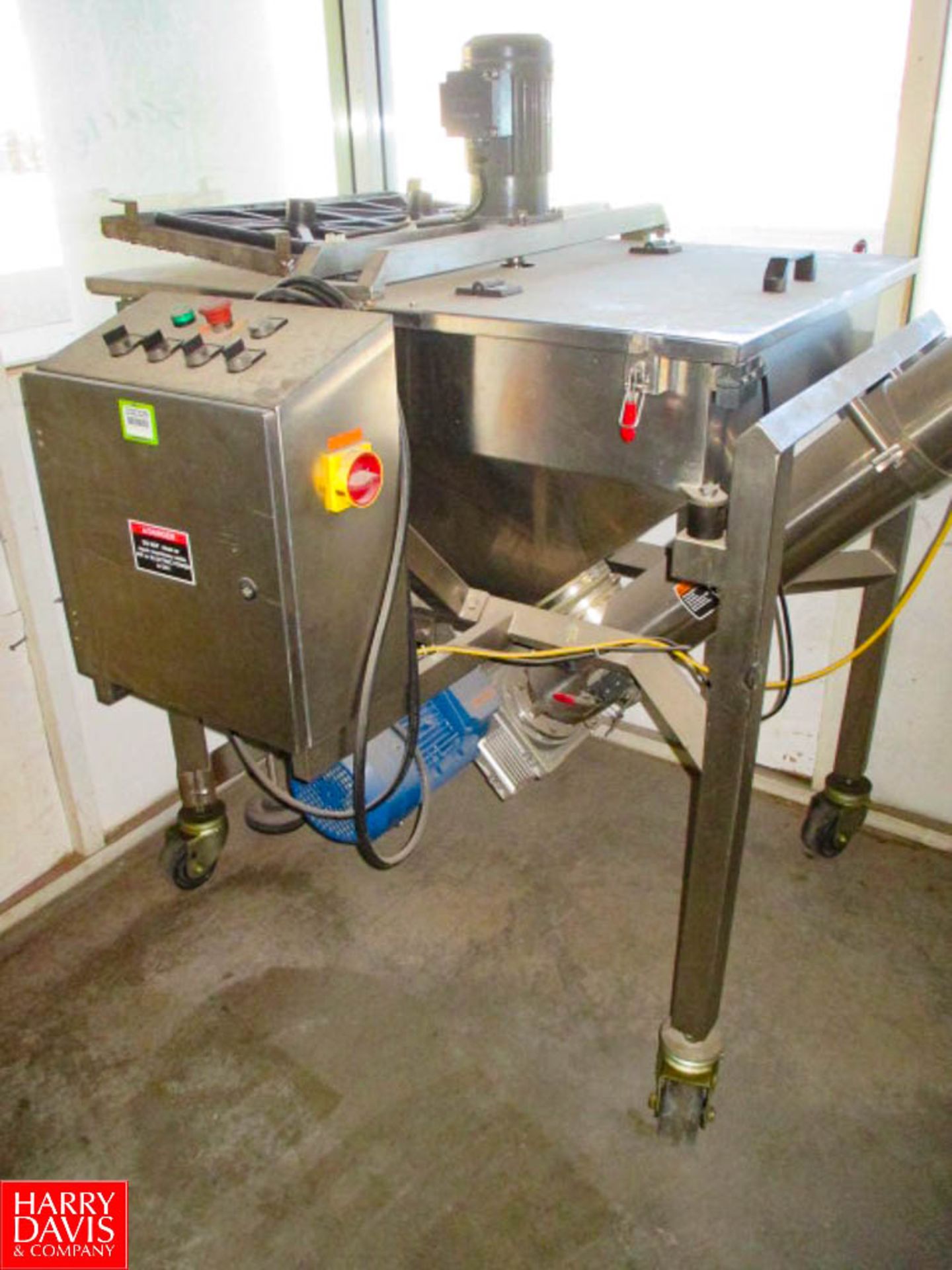 All-Fill, Inc ISW Rotary Screw Conveyor with Mixing Hopper HIT# 2322330 - Rigging Fee: $1,500 - Image 2 of 3