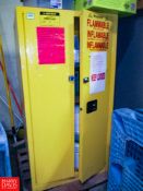 Justrite Sure-Grip 29600 Flammable Materials Storage Cabinet, 60 Gallon HIT# 2322349 - Rigging