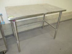 4 x 25' Metal Table - Rigging: $25