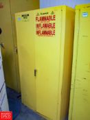 Justrite 25602 Flammable Materials Storage Cabinet, 60 Gallon HIT# 2322347 - Rigging Fee: $100