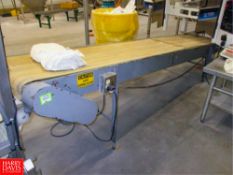 (2) Conveyors Consisting of: (1) 116 x 20" Motorized Metal Inclined Belt; (1) 58 x 16" Roller HIT#