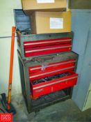 (2) Tool Boxes, one on Wheels, with Assorted Tools HIT# 2322374 - Rigging Fee: $75