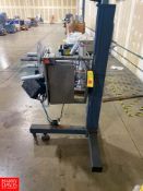 GEI Pressure-Sensitive Labeler, Model: 68-T-CE with Adjustable Stand - Riggers Fee: $200