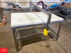 4' Length x 30" Width S/S Hydrallic Pallet LiftCheese Slicer with S/S Table TeFlow Top - Riggers