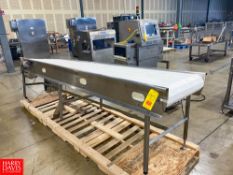 Westar 12' Length x 30" Width S/S Frame Conveyor with Plastic Belt Motor and S/S Control Panel -