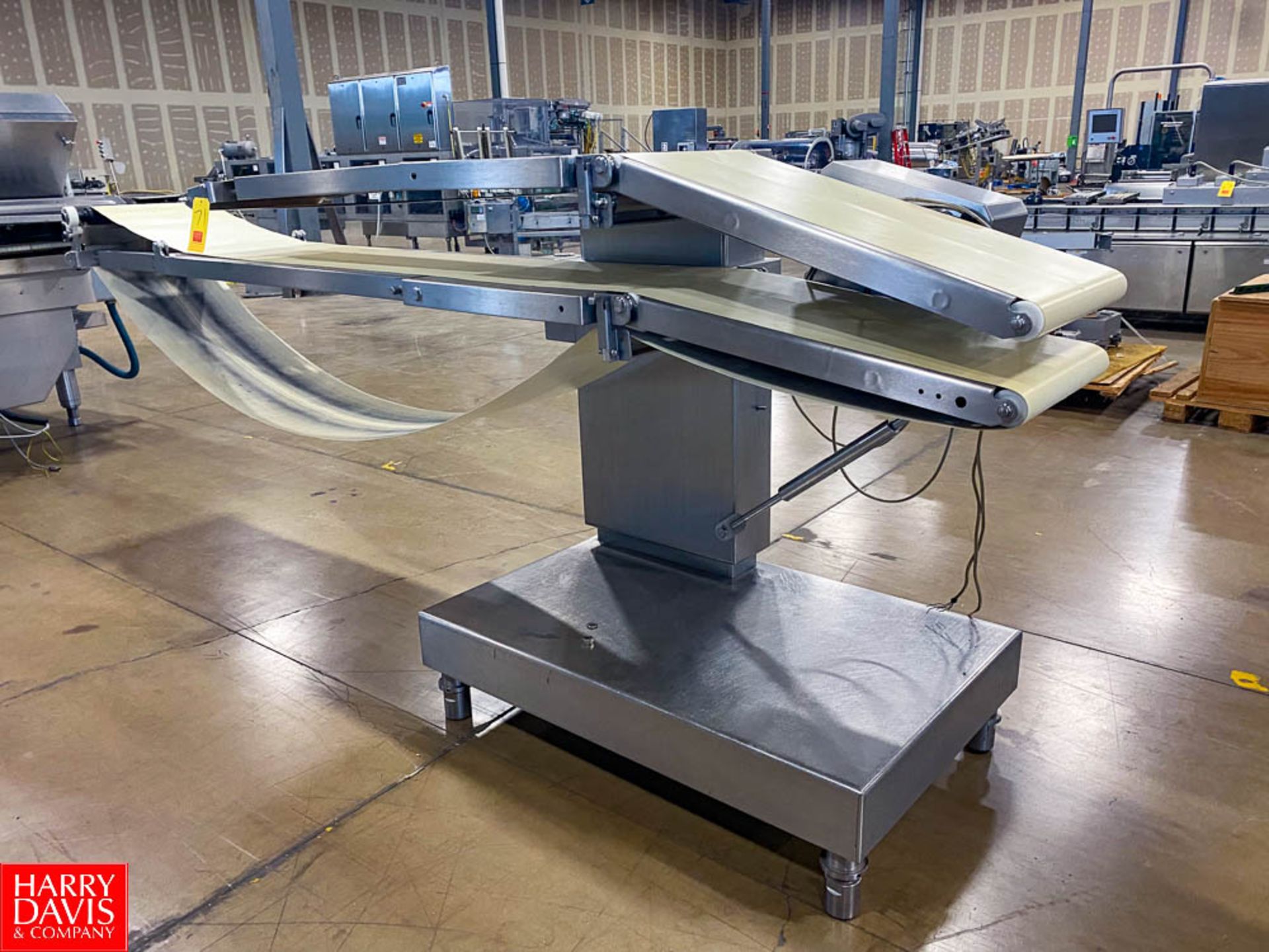 Weber S/S Frame Stack and Transfer Conveyor Type: CCE, 15" Width x 12' Length - Riggers Fee: $500 - Image 2 of 2