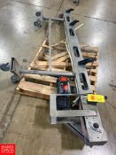 117" Length x 4.5" Width S/S Frame Conveyor with Motor and Casters - Riggers Fee: $250