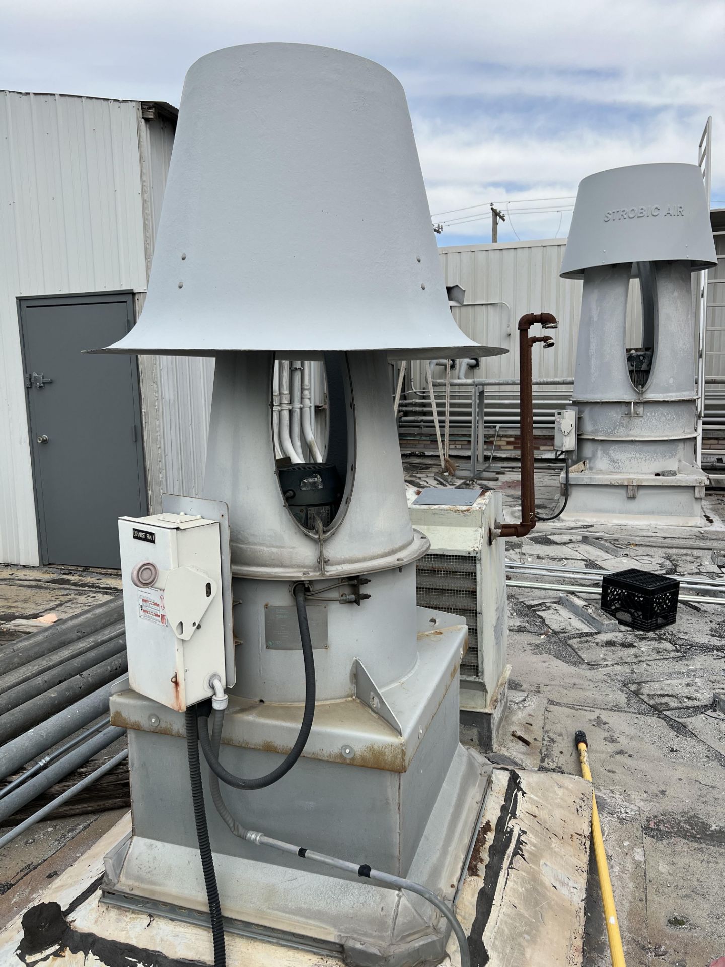 Strobic Air Exhaust Fans - Rigging Fee: $500 - Image 3 of 3