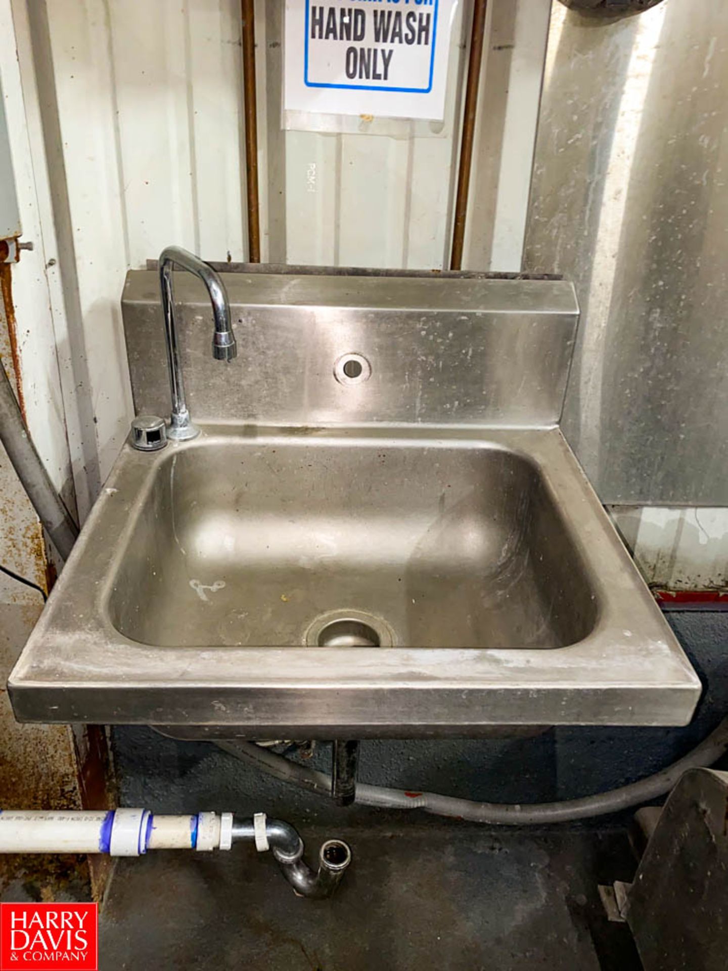 S/S Automated Hand Sink - Rigging Fee $40