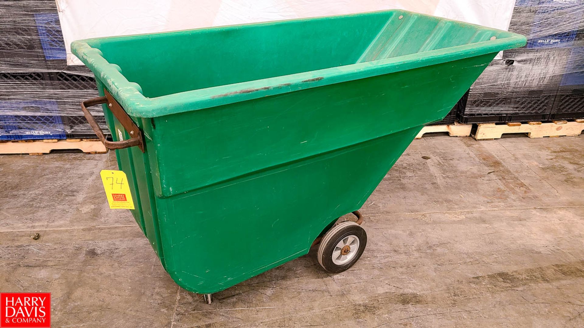 Bayhead Portable Dumpster, 1.1 Cubic Yard 1,200 LB Capacity - Rigging fee: $50 - Image 2 of 2