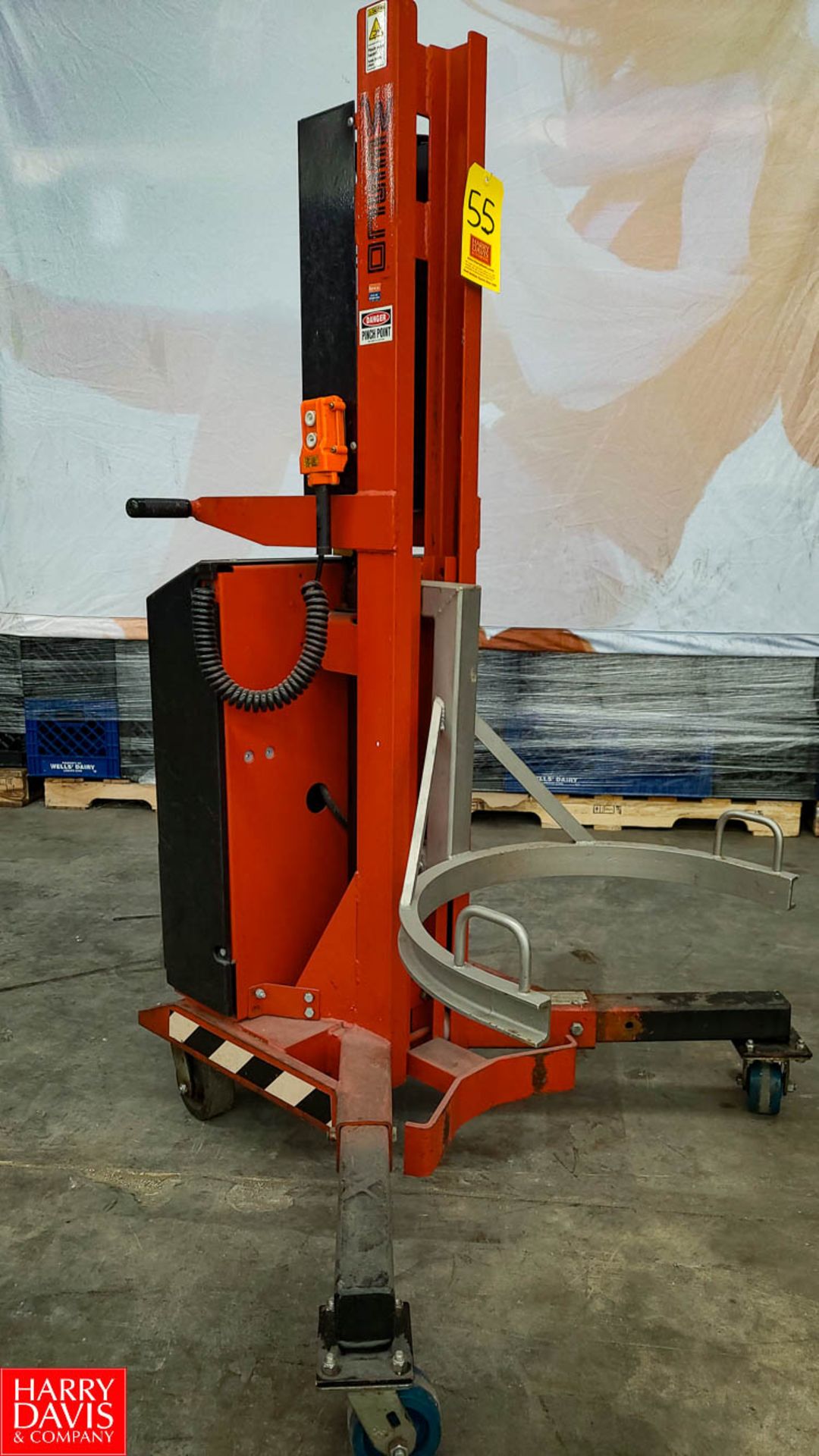 Wesco Barrel Lift DM-1100-PL, 1,100 LB Capacity - Rigging fee: $100 - Image 2 of 3