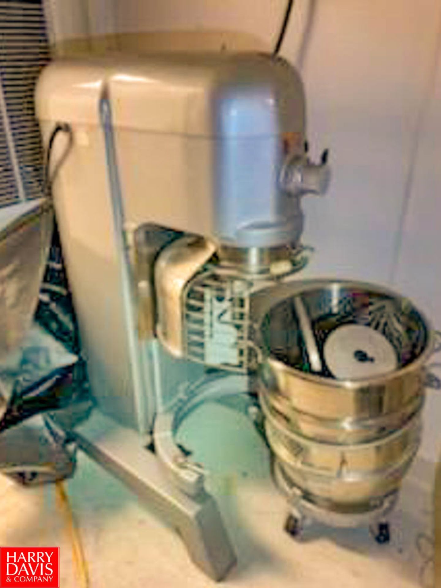 Hobart Planetary Mixer with Bowls and Attachments, Model: H-600T Low Hour, R&D, SN: 31-1162