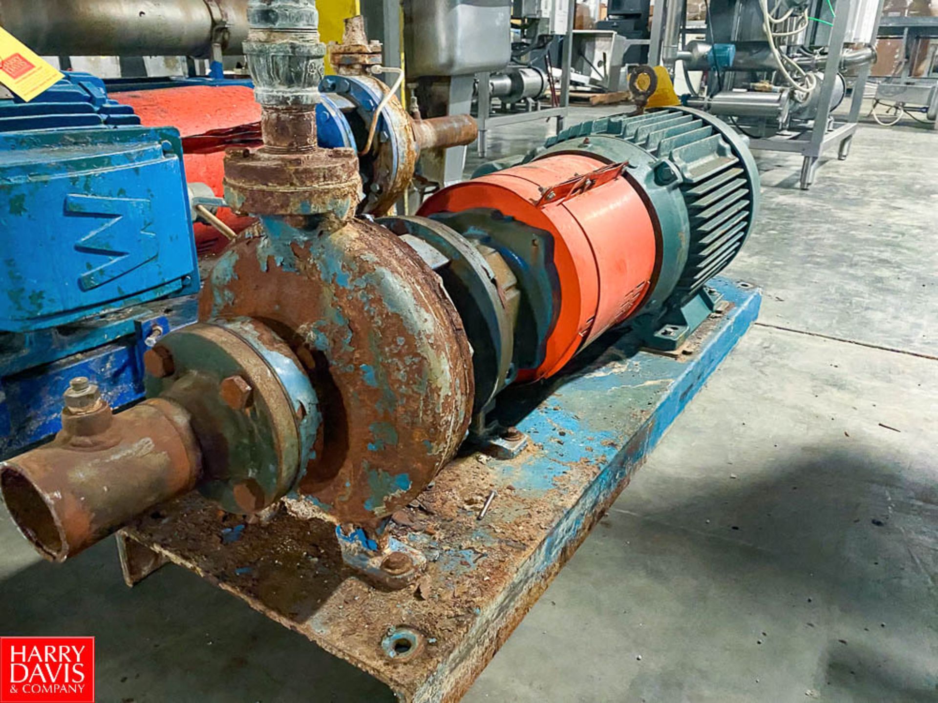 (2) Shell and Tube Heat Exchangers, with (2) Hot Water Circulating Pumps - Rigging Fee: $100 - Image 5 of 5