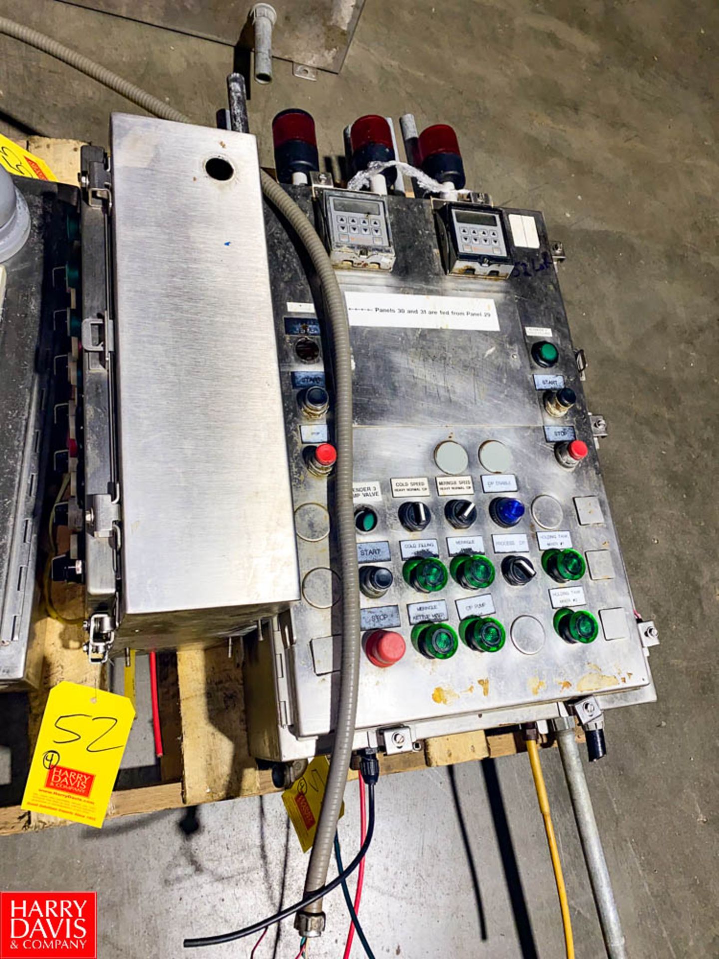 (4) Control Panels, with Readouts and Switches - Rigging Fee: $950 - Image 3 of 4