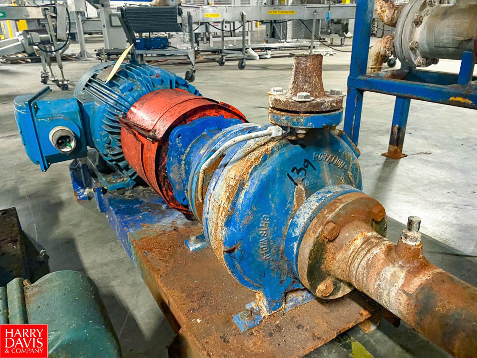 (2) Shell and Tube Heat Exchangers, with (2) Hot Water Circulating Pumps - Rigging Fee: $100 - Image 4 of 5