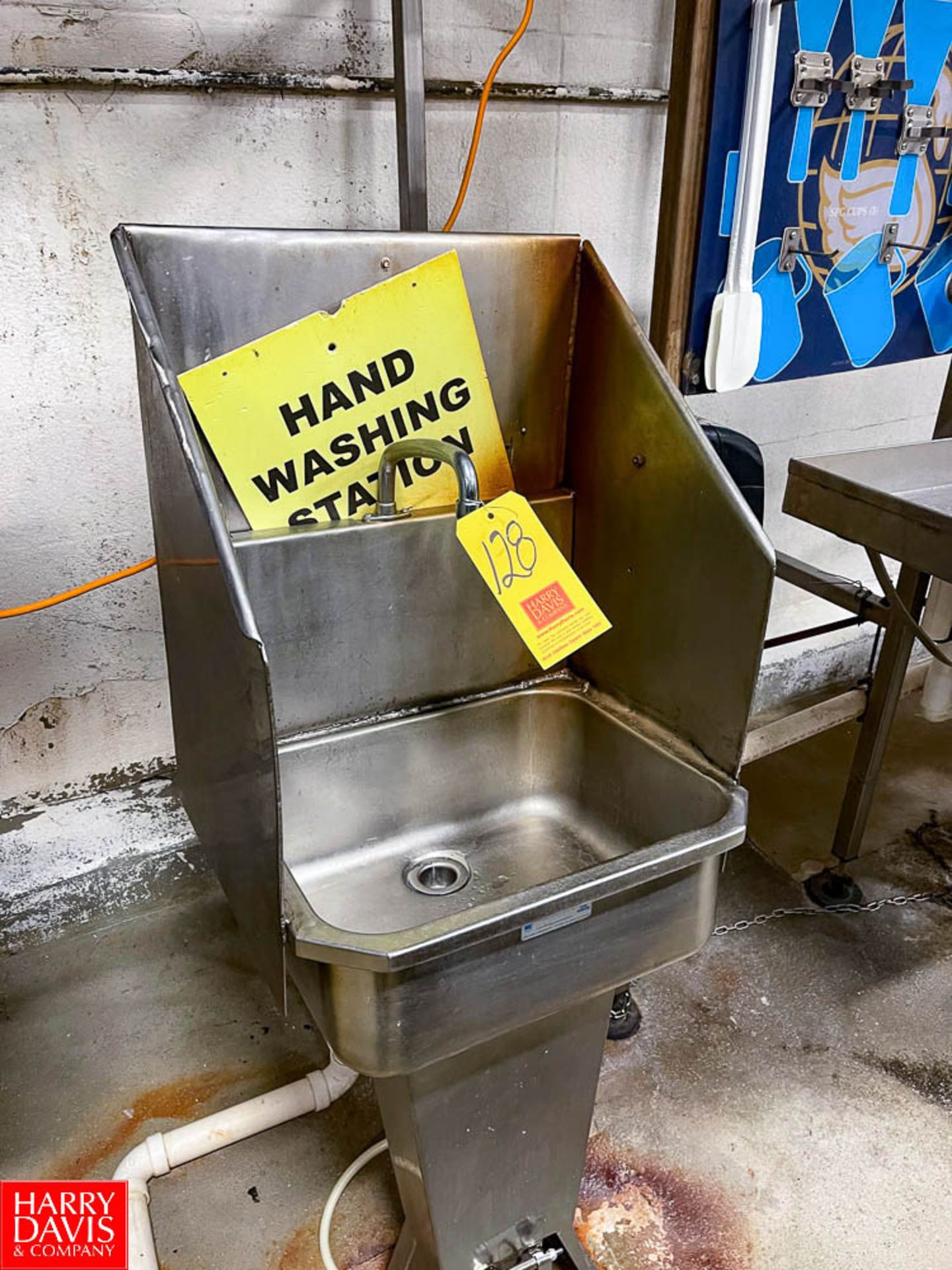 S/S Wash Sink, with Controls - Rigging Fee: $150