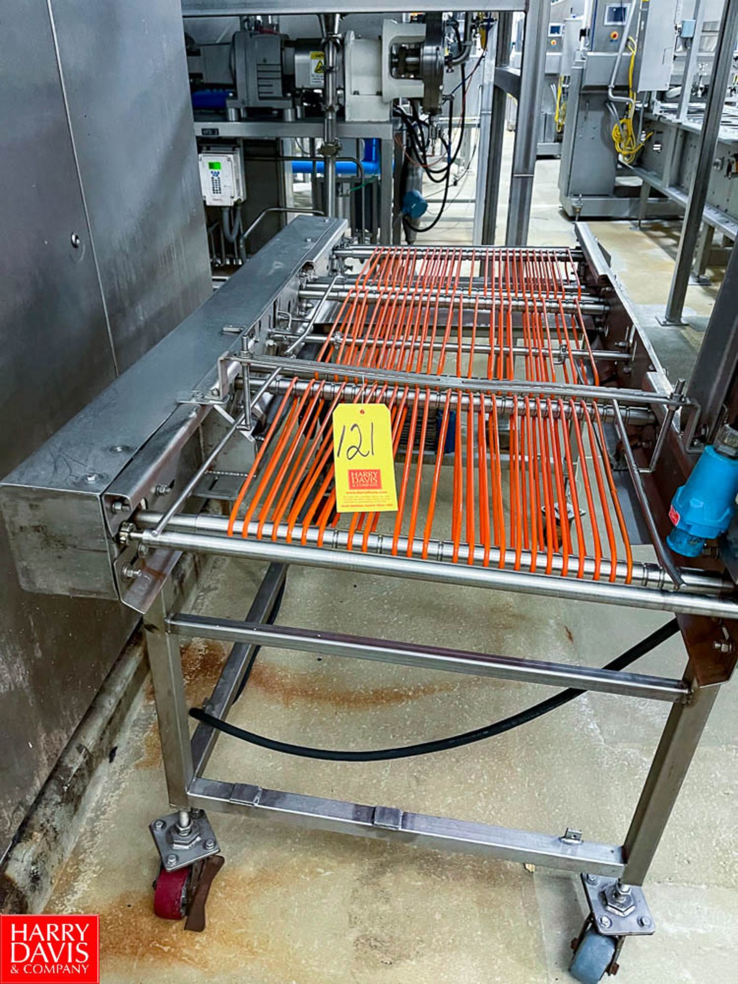 26" x 65" Portable S/S Framed Product Conveyor, with Drive - Rigging Fee: $350