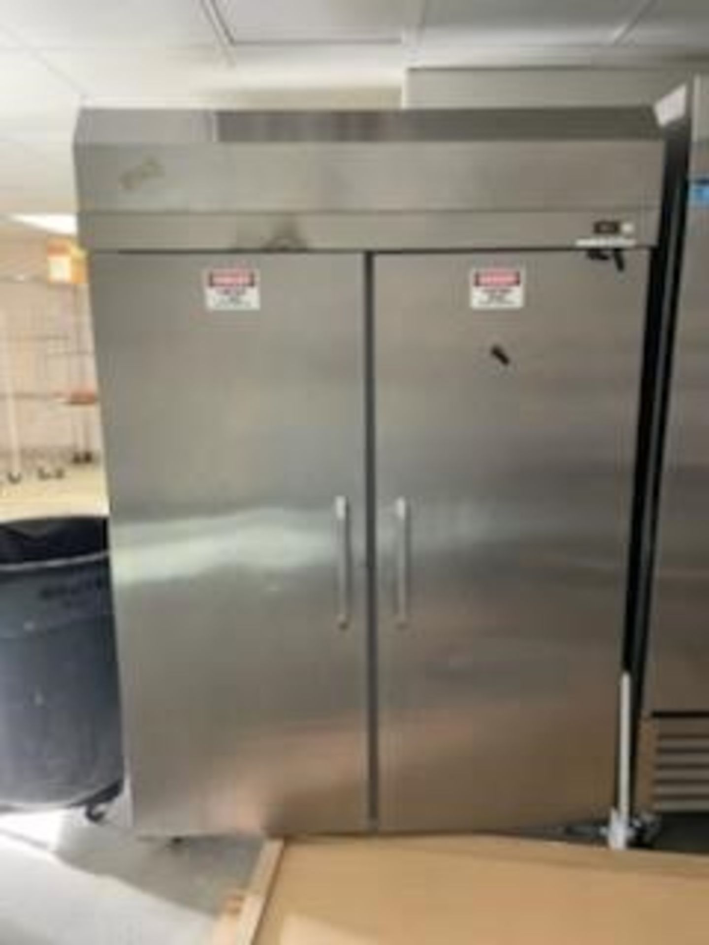 Hobart 2-Door S/S Refrigerator, Model: DA2, SN: 32100323 - Rigging Fee: $75